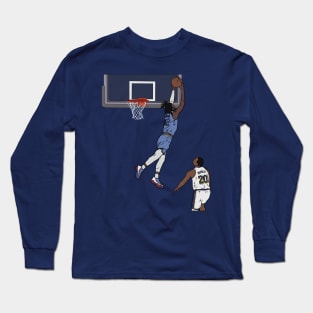 Ja Morant Insane Block on Avery Bradley Long Sleeve T-Shirt